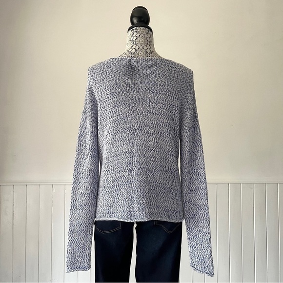 Lord & Taylor Marled Knit Boat Neck Sweater Size M - Picture 8 of 13